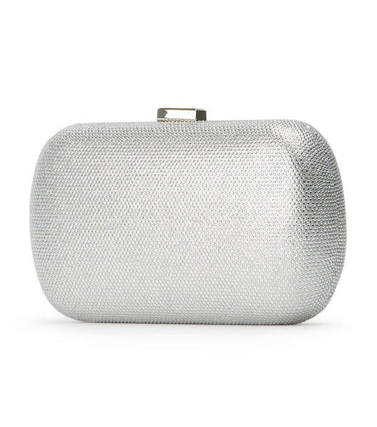 Accesorios Tony Bianco Cori Silver Crystal Clutch Plateadas | ARJVR33915