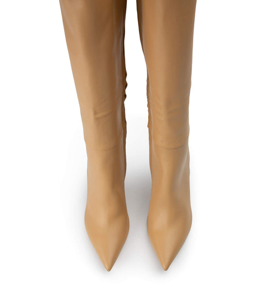 Botas de Tacon Tony Bianco Apollo Honey Nappa 10.5cm Naranjas | GAREC98710
