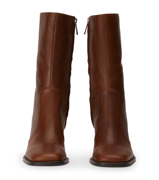 Botas de Tacon Tony Bianco Atlanta Cognac 8.5cm Marrones | ARICD16540
