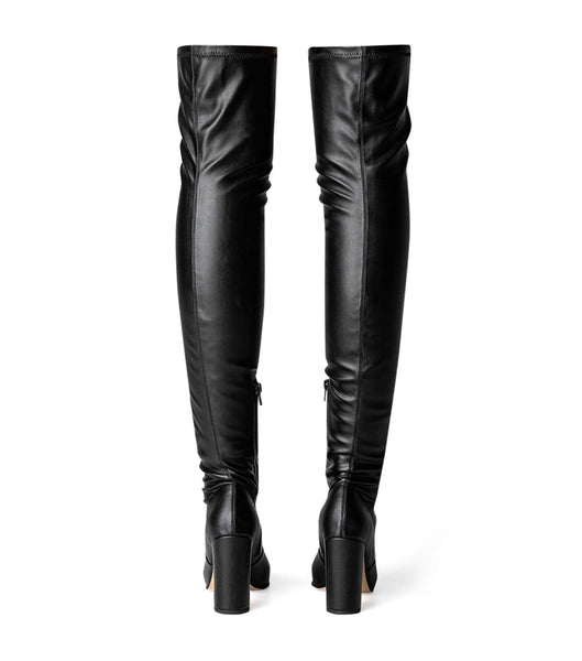 Botas de Tacon Tony Bianco Bloom Black Venezia 9.5cm Negras | UARND45359