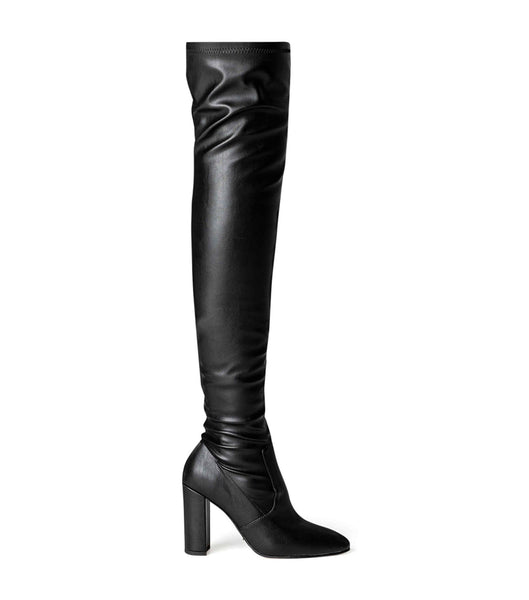 Botas de Tacon Tony Bianco Bloom Black Venezia 9.5cm Negras | UARND45359
