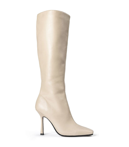 Botas de Tacon Tony Bianco Havana Vanilla Nappa 10.5cm Amarillo Claro | AARDF13190