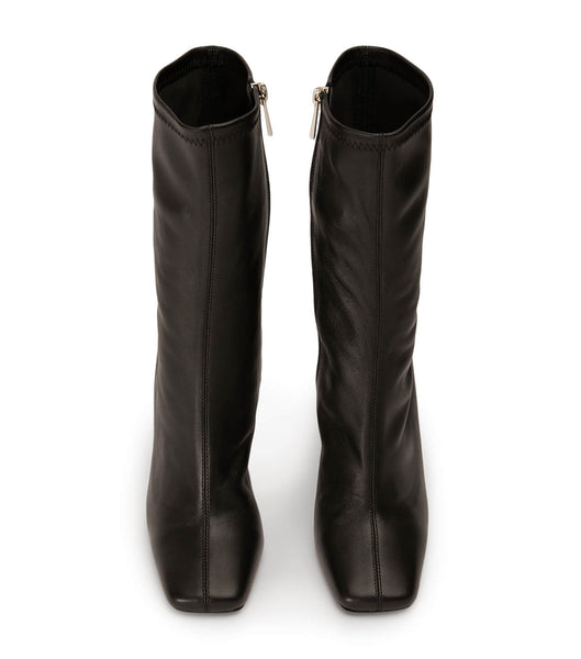 Botas de Tacon Tony Bianco Remie Black Venezia 10.5cm Negras | ARICD97960