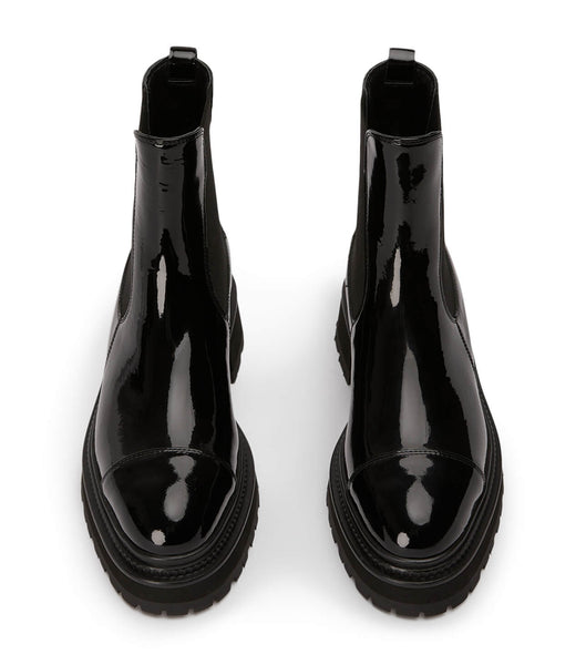 Botas de combate Tony Bianco Hurricane Black Hi Shine 5.5cm Negras | DARVO41876