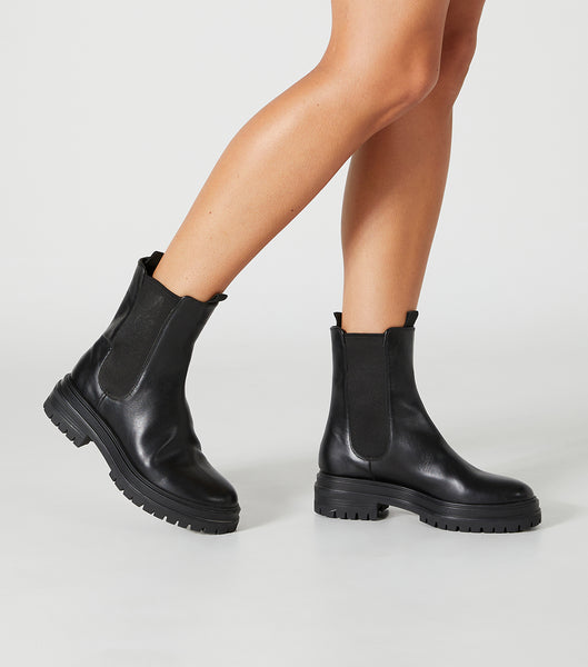 Botas de combate Tony Bianco Wolfe Black Como 4.5cm Negras | ARIIZ38112