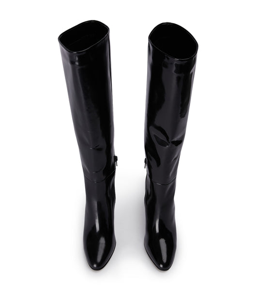 Botas de media pantorrilla Tony Bianco Boss Black Hi Shine 9.5cm Negras | BARSD93189
