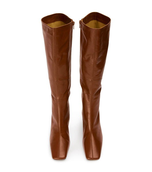Botas de media pantorrilla Tony Bianco Fantasy Rust Venice 8cm Rojas | FARUI49721
