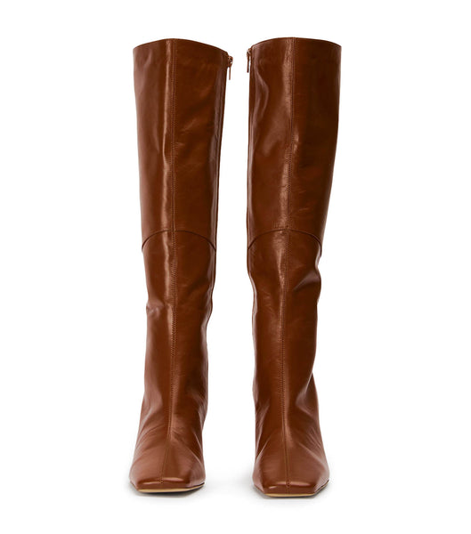 Botas de media pantorrilla Tony Bianco Fantasy Rust Venice 8cm Rojas | FARUI49721