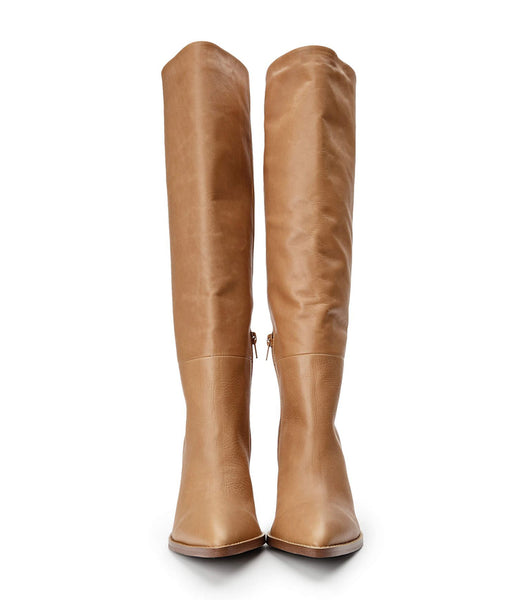 Botas de media pantorrilla Tony Bianco Skyla Caramel Venice 9cm Beige | ARIIZ36468
