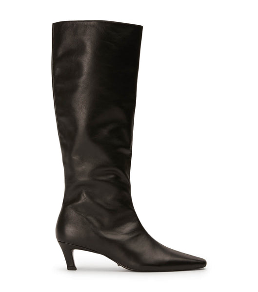 Botas de media pantorrilla Tony Bianco Vixon Black Venice 5cm Negras | DARKV54298