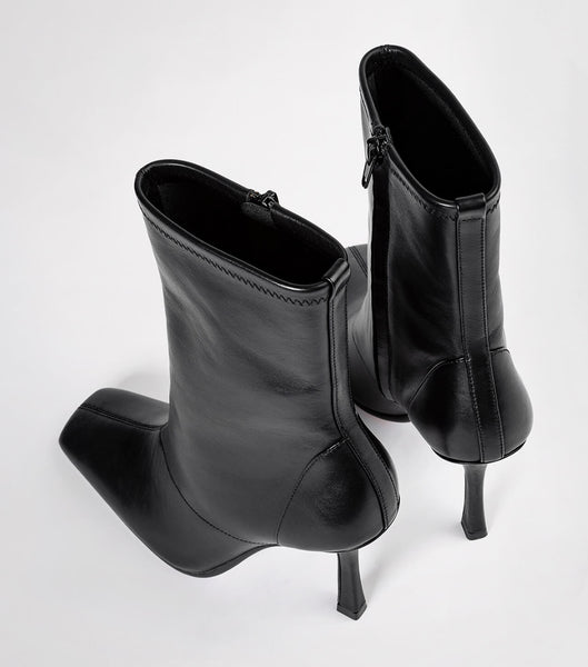 Botas de tacón de aguja Tony Bianco Halsey Black Como 10.5cm Negras | ARIIZ45720