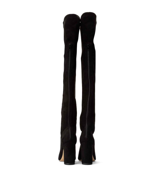 Botas elásticas Tony Bianco Estella Black Stretch Gamuza 8.5cm Negras | YARVQ42374