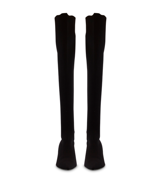 Botas elásticas Tony Bianco Gracie Black Sock Knit 6.5cm Negras | BARSD89836