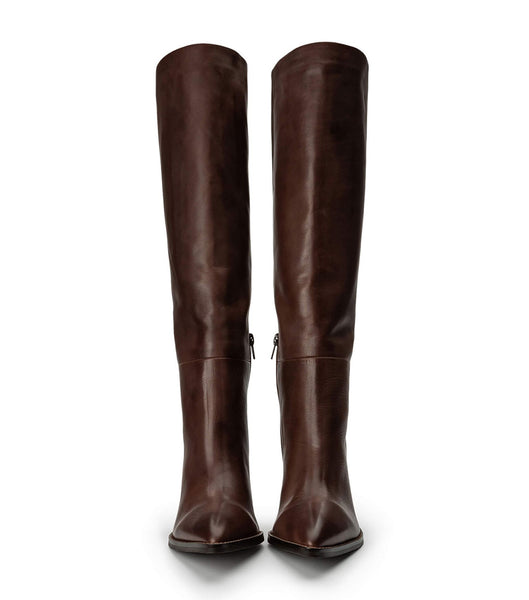 Botas hasta las rodillas Tony Bianco Skyla Choc Como 9cm Chocolate | ARIIZ44817