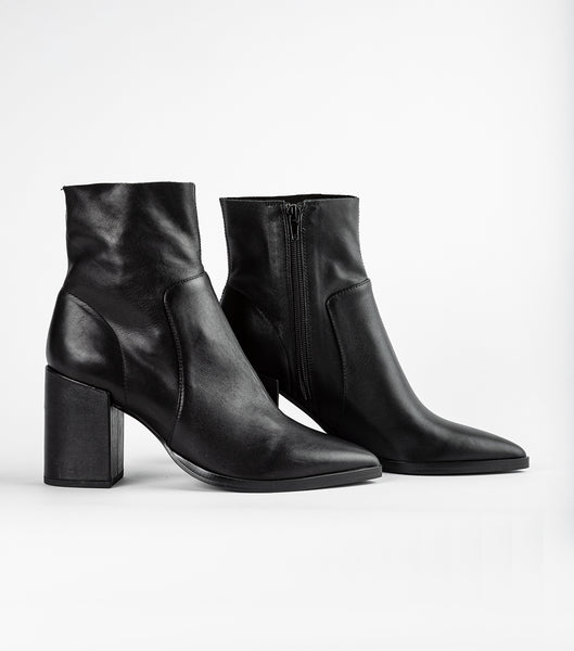 Botines Tony Bianco Brazen Black Luxe 8.5cm Negras | ARXBR92497