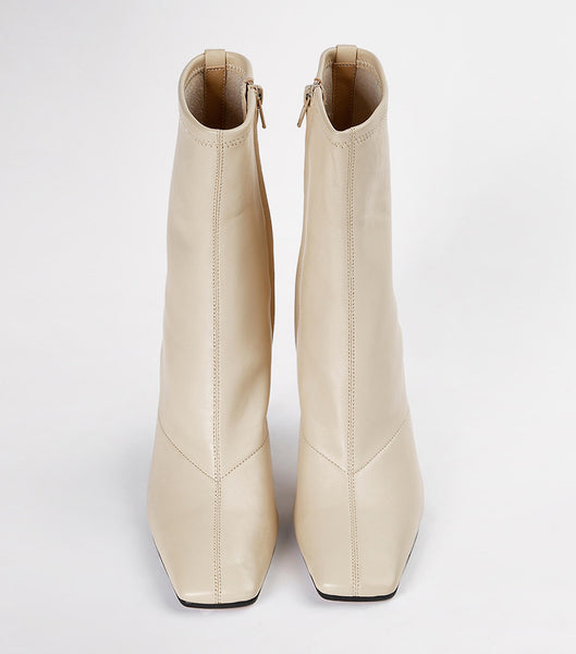 Botines Tony Bianco Halsey Vanilla Nappa 10.5cm Amarillo Claro | ARDFL85132