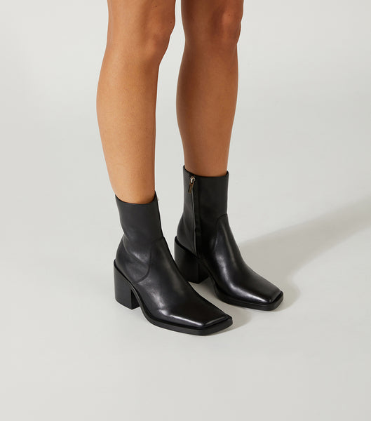 Botines Tony Bianco Prince Black Como 8cm Negras | SARVO21354