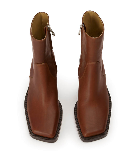 Botines Tony Bianco Prince Cognac 8cm Marrones | PARQX18998