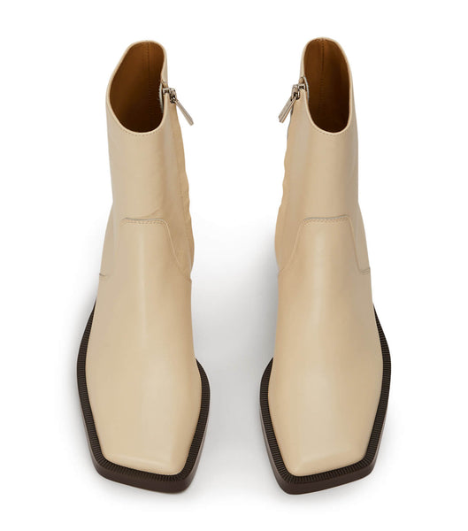 Botines Tony Bianco Prince Ecru Venice 8cm Blancas | ARNEJ50099