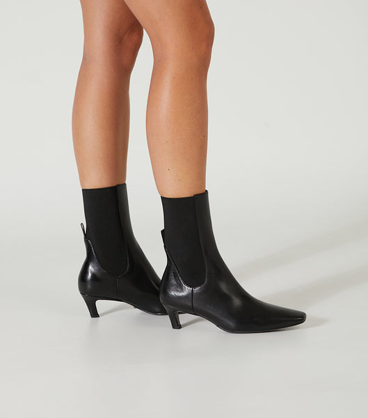 Botines Tony Bianco Verona Black Como 5cm Negras | ZARMJ73196