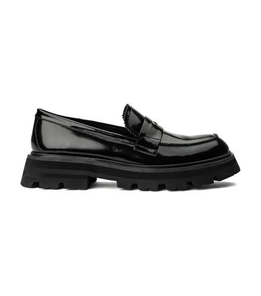 Loafers Tony Bianco Axell Black Hi Shine 4.5cm Negras | ARNZX59563