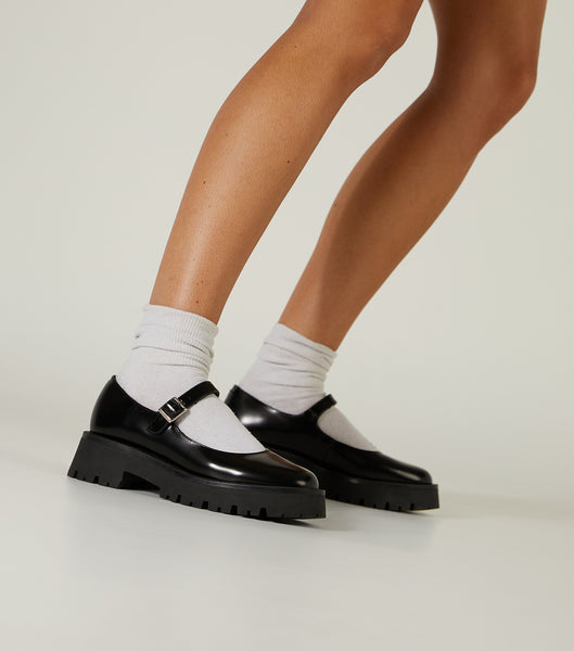 Loafers Tony Bianco Betsy Black Hi Shine 4.5cm Negras | AREGJ23568