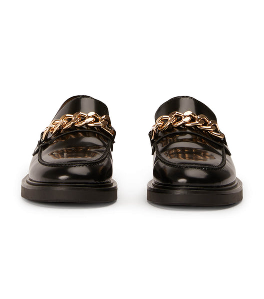 Loafers Tony Bianco Candice Black Hi Shine 4.5cm Negras | ARXBR83372