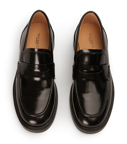 Loafers Tony Bianco Cherish Black Hi Shine 4.5cm Negras | ARICD72477