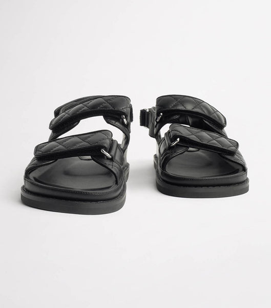 Plantillas Tony Bianco Hiranni Black Sheep Nappa 3.5cm Negras | ARNZX49164