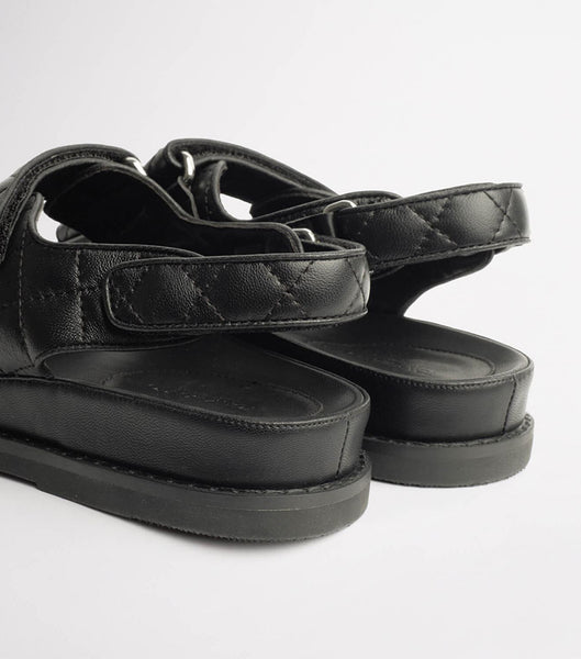 Plantillas Tony Bianco Hiranni Black Sheep Nappa 3.5cm Negras | ARNZX49164