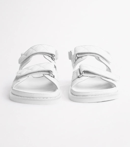 Plantillas Tony Bianco Hiranni White Sheep Nappa 3.5cm Blancas | QARWA36859