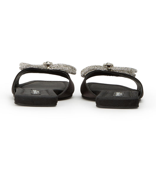 Sandalias Tony Bianco Esta Black Satin 1.5cm Negras | BARSO11396