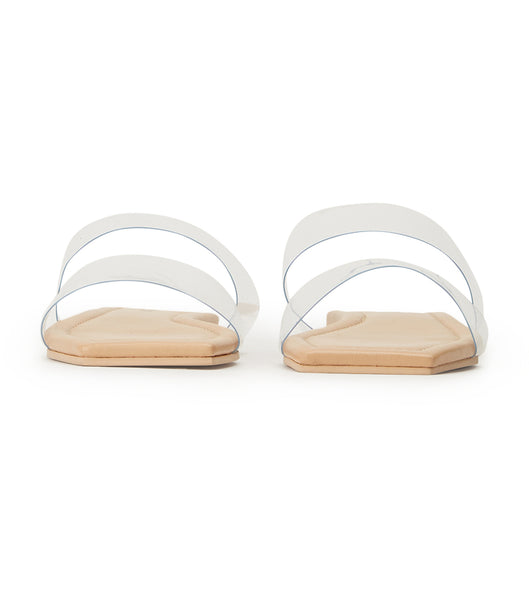 Sandalias Tony Bianco Etro Clear Vinylite/Skin 1.5cm Arena | BARSD92434