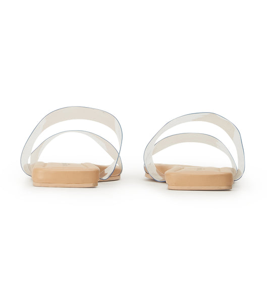 Sandalias Tony Bianco Etro Clear Vinylite/Skin 1.5cm Arena | BARSD92434