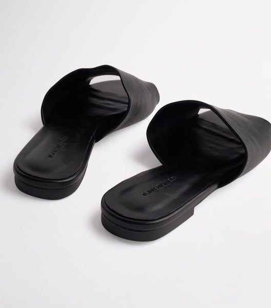Sandalias Tony Bianco Havier Black Sheep Nappa 1cm Negras | ARNZX88584
