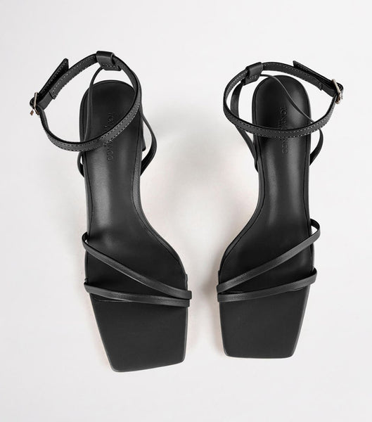 Tacones De Novia Tony Bianco Corso Black Nappa 8.5cm Negras | ARJZR89819
