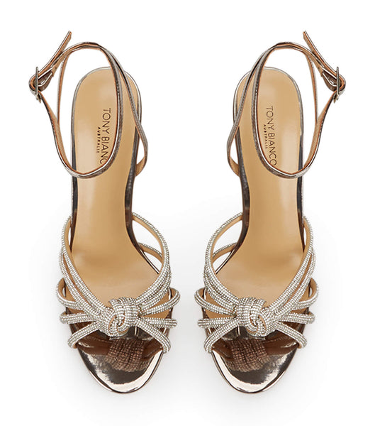 Tacones De Novia Tony Bianco Kyla Gunmetal Shine 11cm Gris | ARXMI56997