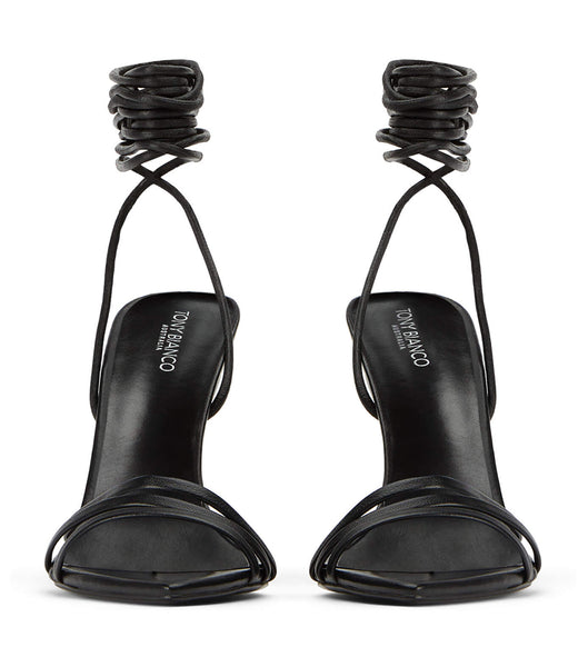 Tacones De Novia Tony Bianco Mavis Black Nappa 10.5cm Negras | FARHY13923
