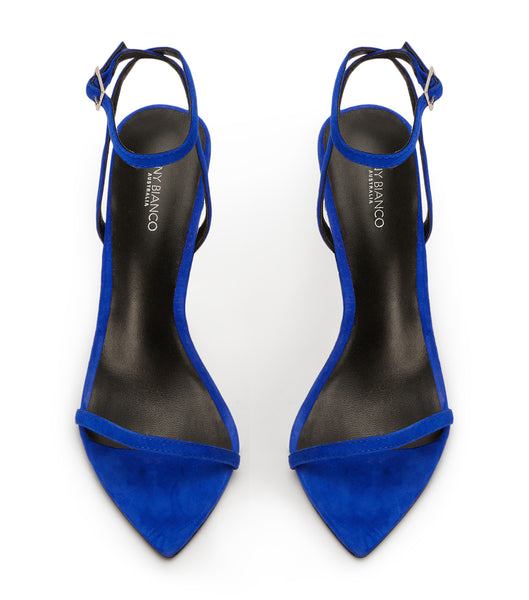 Tacones De Novia Tony Bianco Myra Azure Gamuza 10.5cm Azur | ARIIZ63650
