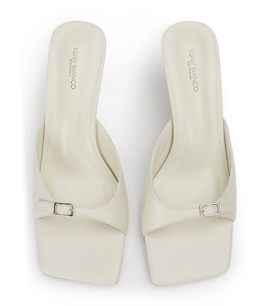 Tacones bajos Tony Bianco Asar Dove Nappa 6.5cm Blancas | FARUI73329