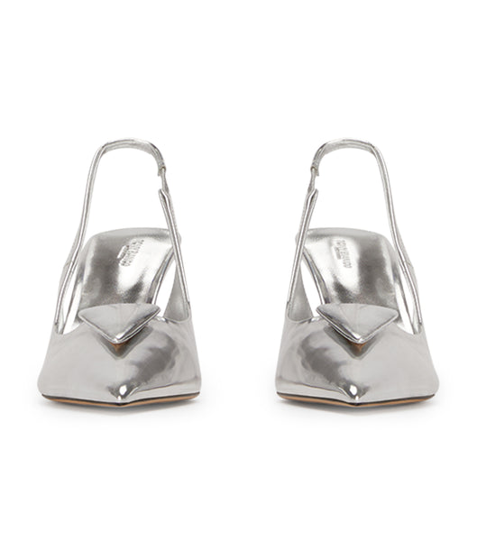 Tacones bajos Tony Bianco Bertie Silver Shine 7.5cm Plateadas | BARSD85254