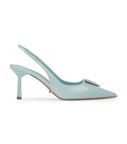 Tacones bajos Tony Bianco Bertie Sky Hi Shine 7.5cm Azules | GARUC66296