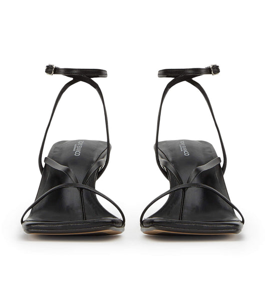Tacones con tiras Tony Bianco Avi Black Nappa 6.5cm Negras | EARHC95547