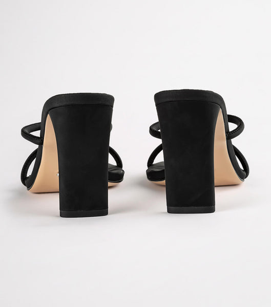 Tacones con tiras Tony Bianco Concord Black Galaxy 8.5cm Negras | YARGT34270