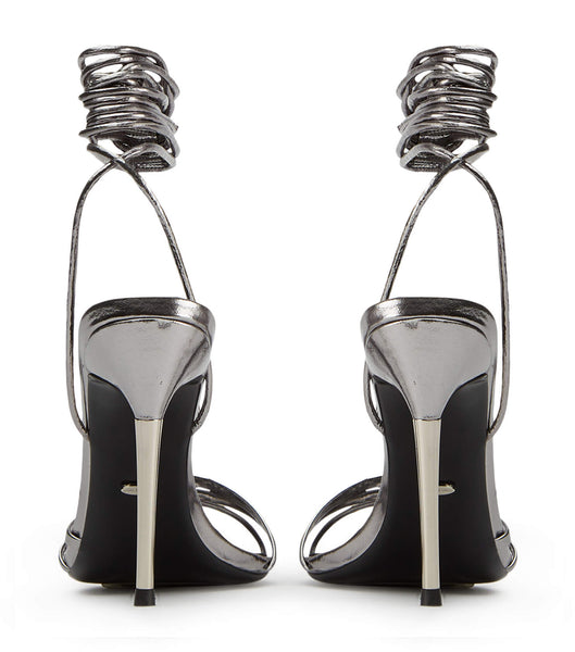 Tacones con tiras Tony Bianco Mavis Gunmetal Glimmer 10.5cm Gris | TARPQ84678