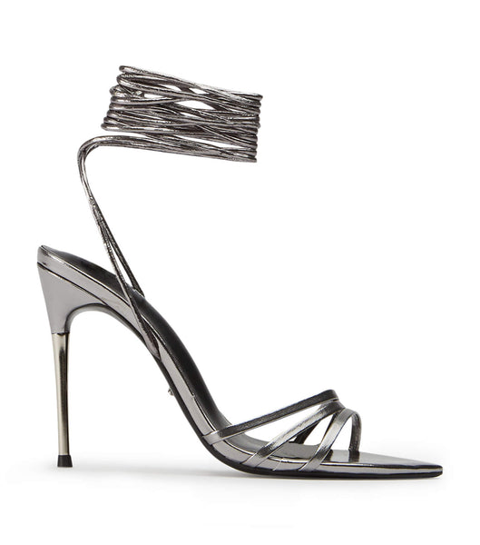 Tacones con tiras Tony Bianco Mavis Gunmetal Glimmer 10.5cm Gris | TARPQ84678