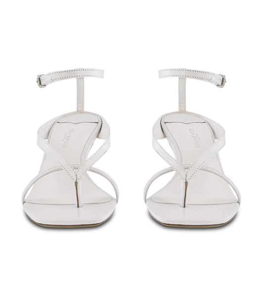 Tacones de aguja Tony Bianco Becca White Sheep Nappa 7.5cm Blancas | FARUI82369