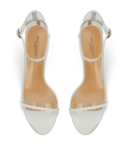 Tacones de aguja Tony Bianco Houston Milk Capretto 8.5cm Blancas | ARQCS43025