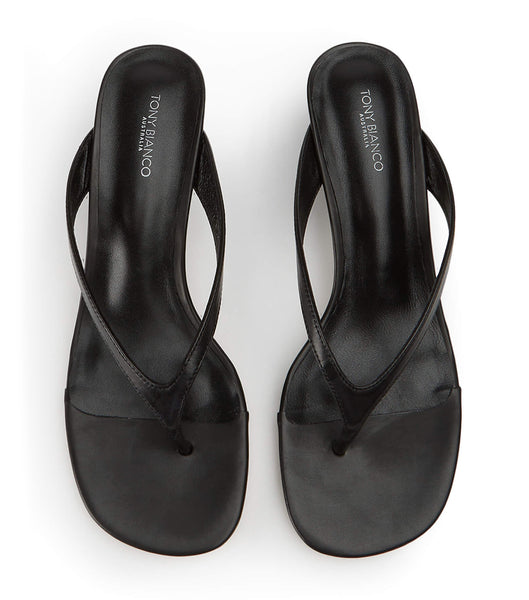 Tacones de aguja Tony Bianco Krista Black Nappa 5cm Negras | ARIIZ46284