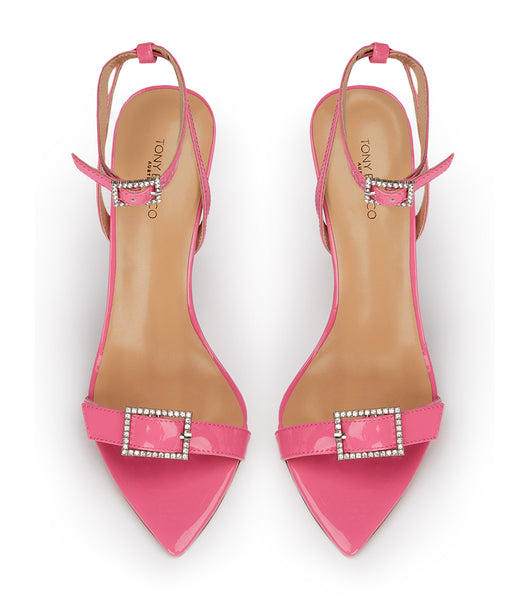 Tacones de aguja Tony Bianco Mopsy Flamingo Charol 10.5cm Rosas | ARJKU83538